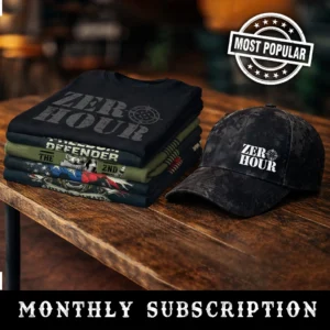 Zero Hour Vanguard Club monthly apparel subscription Zero Hour exclusive monthly gear subscription