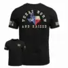 Texas Born and Raised t-shirt with distressed Texas flag design Black Texas pride tshirt Texas Born chest print Texas flag inside state outline t-shirt
