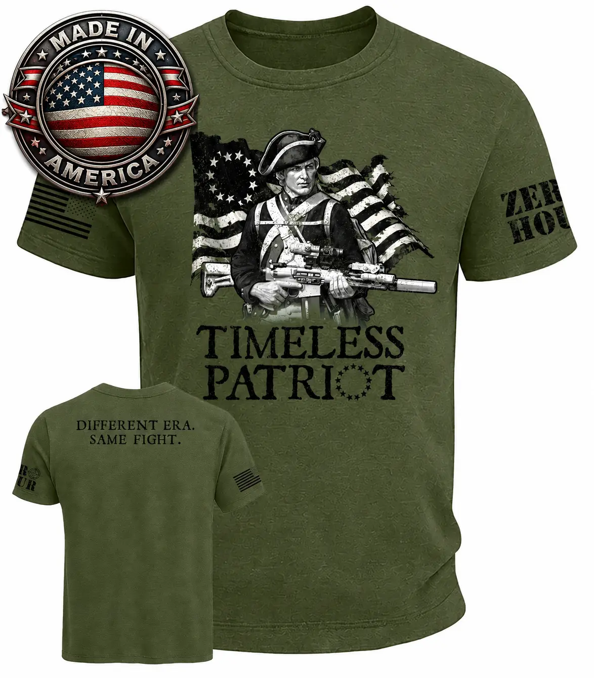 MADE IN AMERICA Zero Hour "Timeless Patriot" T-Shirt