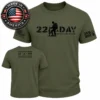 MADE IN AMERICA - Zero Hour "22 A Day" Veteran Awareness T-Shirt – No One Left Behind Edition