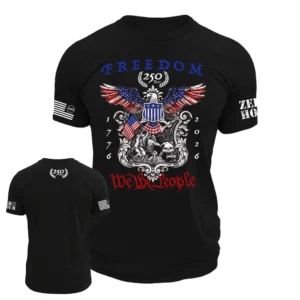 Freedom 250 – We The People Patriotic T-Shirt - Front Print