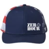Zero Hour American Flag Trucker Hat - Image 2